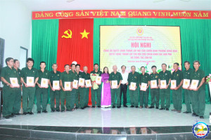 Phường Đồng Xoài tổ chức Hội nghị công bố thành lập Hội Cựu chiến binh và các Chi hội khu phố