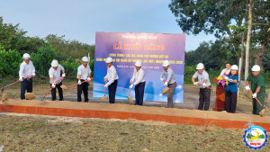 Phường Đồng Xoài tổ chức Lễ khởi công công trình  cải tạo, nâng cấp đường Việt Úc - Khu phố Tân Thành 7