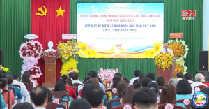 PHƯỜNG ĐỒNG XOÀI LONG TRỌNG TUYÊN DƯƠNG GIÁO VIÊN, HỌC SINH GIỎI VÀ HỌP MẶT KỶ NIỆM 43 NĂM NGÀY NHÀ GIÁO VIỆT NAM 20/11
