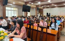 Quang cảnh lễ bế giảng