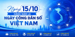Ngày 15/10 hằng năm là Ngày Công dân số Việt Nam