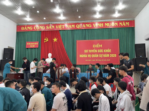 Quyết định về việc gọi công dân đủ điều kiện sơ tuyển sức khỏe nghĩa vụ quân sự năm 2026