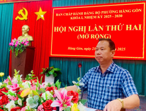 Hội nghị lần thứ 2 Ban Chấp hành Đảng bộ phường Hàng Gòn (khóa I).