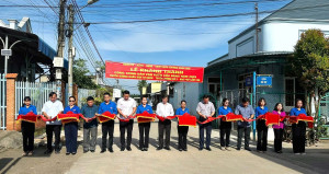 Lễ khánh thành công trình Dân vận khéo của Đảng ủy năm 2025...