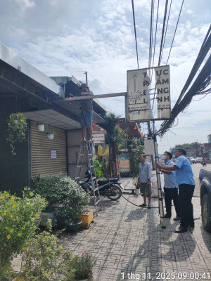 Ngày 31/10– 01/11/2025 UBND phường Hố Nai Ra quân Tháo dỡ các công trình vi phạm trên trên địa bàn phường Hố Nai.