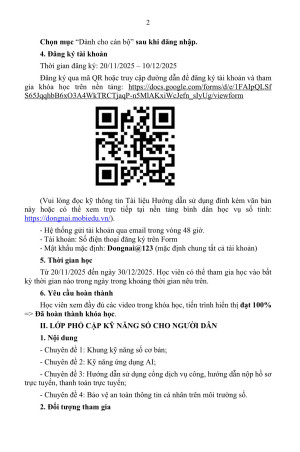 UBND phường Hố Nai triển khai đến Tổ Công nghệ số cộng đồng và Nhân dân trên địa bàn phường.