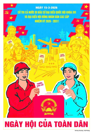 Mỗi lá phiếu là niềm tin và trách nhiệm của cử tri !