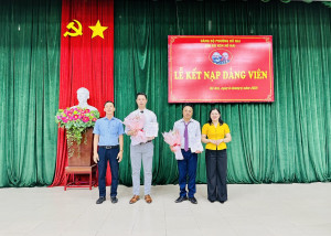 Chi bộ Khu Công nghiệp Hố Nai tổ chức Lễ kết nạp đảng viên