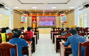 Phường Hố Nai tham dự Hội nghị trực tuyến về việc sắp xếp mạng lưới cơ sở giáo dục công lập và tuyển dụng viên chức ngành giáo dục