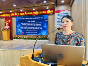 Phường Hố Nai tập huấn nâng cao trình độ ứng dụng công nghệ thông tin, đảm bảo an toàn thông tin