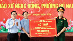 Khởi công xây dựng công trình thể dục, thể thao tại giáo xứ Ngọc Đồng, phường Hố Nai