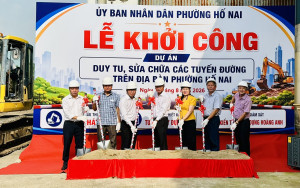 Video Thời sự - Phường Hố Nai khởi công Dự án duy tu, sửa...