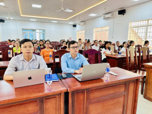 Tập huấn đảm bảo an toàn thông tin, ứng dụng AI,  kỹ năng số cơ bản phục vụ người dân cho nhân viên, cộng tác viên Trạm Y tế