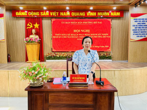 UBND phường Hố Nai tổ chức Hội nghị triển khai kế hoạch phát động khám sức khỏe định kỳ cho người dân