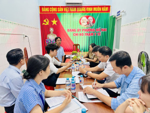 Giám sát công tác phòng, chống dịch bệnh truyền nhiễm tại phường Hố Nai