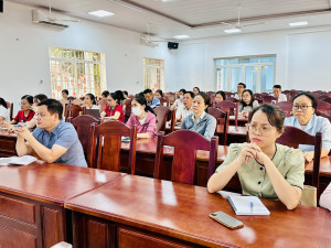 Phường Hố Nai tham dự Hội nghị tập huấn, hướng dẫn kiểm tra sức khỏe đầu năm học và cập nhật dữ liệu lên Cổng dữ liệu sức khỏe của Bộ Y tế