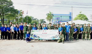 Phường Hố Nai tăng cường vệ sinh môi trường tuyến đường Điểu Xiển