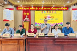 Phường Hố Nai tổ chức diễn đàn “Tháng nghe dân nói” và tuyên...