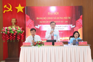 Đại hội Đảng bộ UBND xã Hưng Phước lần thứ I: Quyết tâm xây dựng Đảng bộ trong sạch, vững mạnh và phát triển bền vững