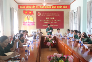 Hội nghị ban chấp hành hội cựu chiến binh xã Hưng Phước lần thứ nhất, nhiệm kỳ 2022 – 2027