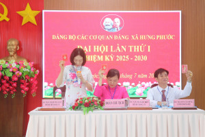 Đại hội Đảng bộ các cơ quan Đảng xã Hưng Phước lần thứ I, nhiệm kỳ 2025–2030