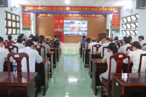 Hưng Phước: Tham dự Hội nghị Báo cáo viên trực tuyến tháng 7/2025