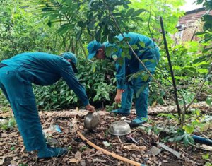 Trạm Y tế xã Hưng Phước ra quân chiến dịch diệt lăng quăng