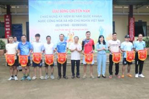 Giải Bóng chuyền Nam Hưng Phước tưng bừng khai mạc