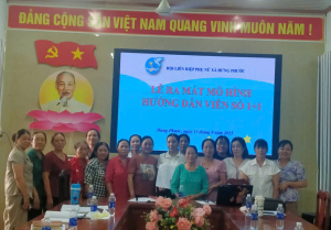Hội Lhpn Xã Hưng Phước Ra Mắt Mô Hình  “Hướng Dẫn Viên Số 1+1”V