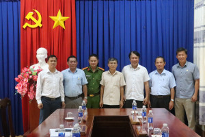 UBND xã Hưng Phước Thống Nhất Kế Hoạch Phối Hợp Đảm Bảo ANTT Với Công Ty Cao Su Lộc Ninh