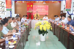 Ban Tuyên giáo và Dân vận Tỉnh ủy Đồng Nai thăm, làm việc, nắm bắt tình hình dân tộc, tôn giáo tại xã biên giới Hưng Phước