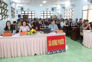 Xã Hưng Phước tham gia Hội nghị tập huấn Sổ tay đảng viên điện tử