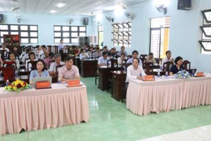Xã Hưng Phước tập huấn nghiệp vụ công tác Kiểm tra, giám sát Nâng cao hiệu lực lãnh đạo của Đảng