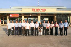 Kiểm tra, giám sát đầu tư chợ vùng đồng bào dân tộc thiểu số tại xã Hưng Phước