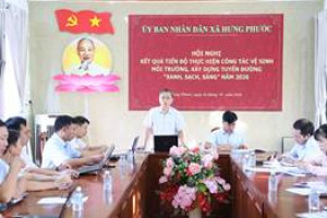 Xã Hưng Phước: Đẩy mạnh phối hợp thực hiện tiêu chí môi trường và phát triển đối tượng tham gia bảo hiểm y tế