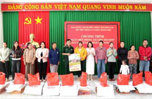 Xã Hưng Phước: Tổng kết 10 năm Bộ đội Biên phòng đồng hành cùng nhân dân phát triển kinh tế - xã hội vùng biên giai đoạn 2015-2025