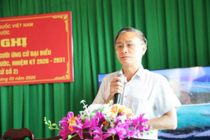 Hưng Phước: Hội nghị tiếp xúc cử tri, vận động bầu cử đại biểu HĐND xã tại đơn vị bầu cử số 2