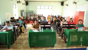 Hưng Phước: Tiếp xúc cử tri, vận động bầu cử đại biểu HĐND xã tại đơn vị bầu cử số 4