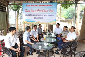 “Buổi sáng với Nhân dân” – Cầu nối gần dân, sát dân tại xã Hưng Phước