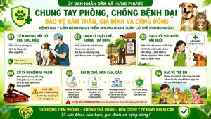 TUYÊN TRUYỀN PHÒNG, CHỐNG BỆNH DẠI