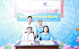 HỘI LHPN XÃ HƯNG PHƯỚC VÀ TRẠM Y TẾ XÃ KÝ KẾT PHỐI HỢP THÀNH LẬP MÔ HÌNH “CHĂM SÓC SỨC KHỎE CỘNG ĐỒNG”