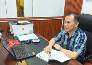 Ông Lê Mạnh Hùng - Chủ tịch UBND xã Hưng Thịnh