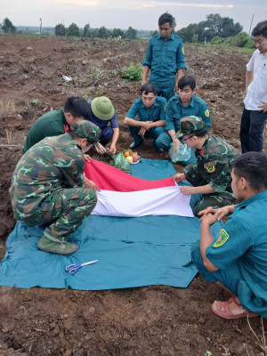 Phát hiện và quy tập 1 bộ hài cốt liệt sĩ tại xã Hưng Thịnh, tỉnh Đồng Nai