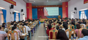 Lớp bồi dưỡng, tập huấn chính trị hè năm 2025 cho đội ngũ cán bộ quản lý, giáo viên ngành giáo dục trên địa bàn xã.
