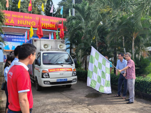 Xã Hưng Thịnh phát động ra quân hưởng ứng Ngày chuyển đổi số Quốc gia và triển khai "Phong trào Bình dân học vụ số","Ngày hội toàn dân học vụ số"