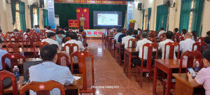 Xã Hưng Thịnh tham dự Hội nghị tập huấn ứng dụng Sổ tay Đảng viên