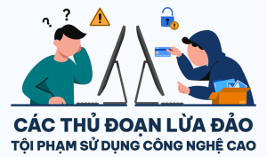 Nâng cao cảnh giác với các thủ đoạn lừa đảo công nghệ cao trên không gian mạng