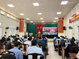 Xã Hưng Thịnh tổ chức Hội nghị trực tuyến học tập, quán triệt nghị quyết Đại hội Đảng bộ tỉnh Đồng Nai lần thứ I, nhiệm kỳ 2025-2030