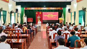 Đảng uỷ xã Hưng Thịnh tổ chức Hội nghị cán bộ chủ chốt giới thiệu nhân sự các chức danh ứng cử đại biểu Hội đồng nhân dân xã, nhiệm kỳ 2026 - 2031