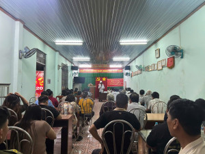 Xã Hưng Thịnh lấy ý kiến cử tri nơi cư trú đối với người ứng cử đại biểu Quốc hội khóa XVI và đại biểu HĐND các cấp nhiệm kỳ 2026 – 2031